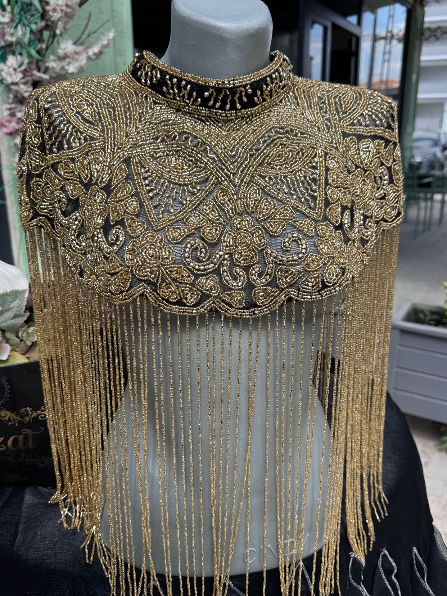 Şehrazat Tasarım Elişi Gold Pelerin