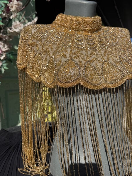 Şehrazat Tasarım Elişi Gold Pelerin