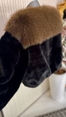 Şehrazat Butik Kemer Detaylı Kısa Tasarım Kürk