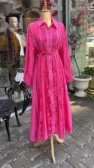 Şehrazat Butik Dantel Detaylı Tasarım Şık Elbise