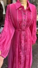 Şehrazat Butik Dantel Detaylı Tasarım Şık Elbise