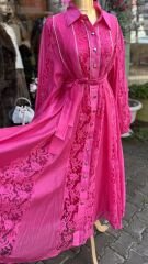 Şehrazat Butik Dantel Detaylı Tasarım Şık Elbise