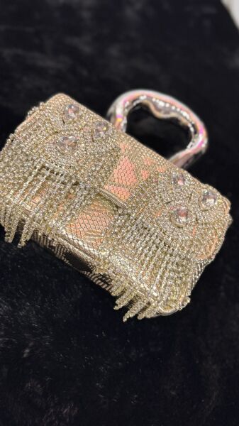 Şehrazat Butik Taşlı Tasarım Şık Abiye Çanta