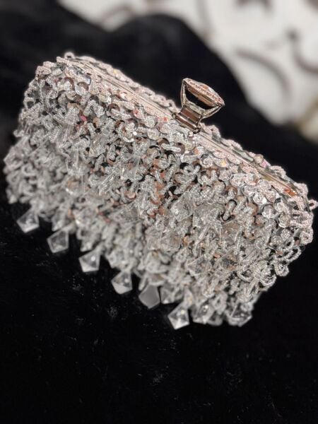 Şehrazat Butik Taş Detaylı Tasarım Şık Abiye Çanta