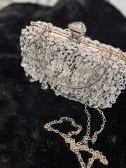 Şehrazat Butik Taş Detaylı Tasarım Şık Abiye Çanta