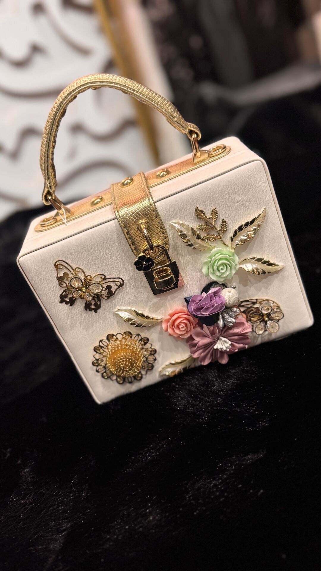 Şehrazat Butik Tasarım Desenli Çanta