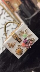 Şehrazat Butik Tasarım Desenli Çanta