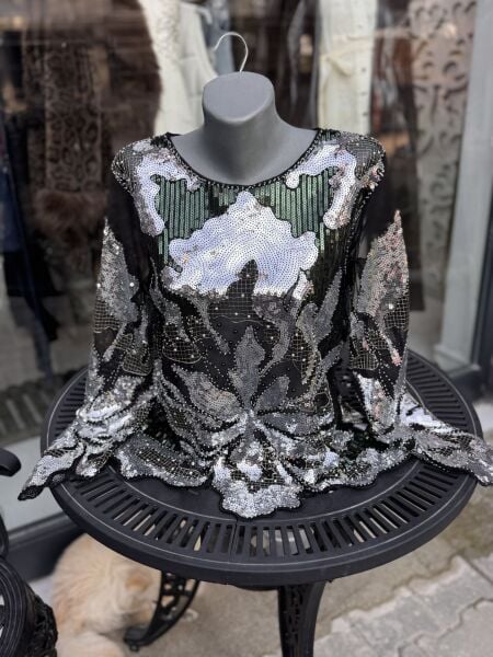 Şehrazat Butik Tasarım Pullu Şık Bluz