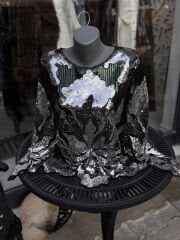 Şehrazat Butik Tasarım Pullu Şık Bluz