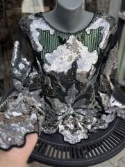 Şehrazat Butik Tasarım Pullu Şık Bluz