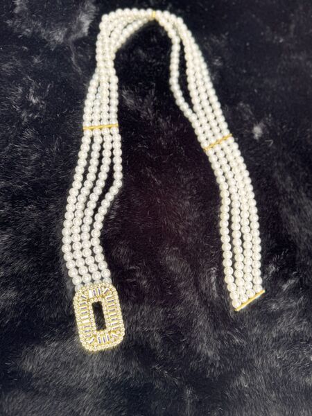 Şehrazat Butik Tasarım İncili Şık Kemer