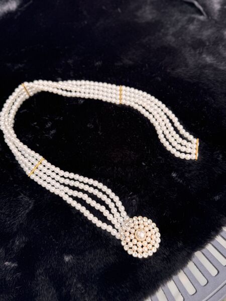 Şehrazat Butik Tasarım İncili Şık Kemer