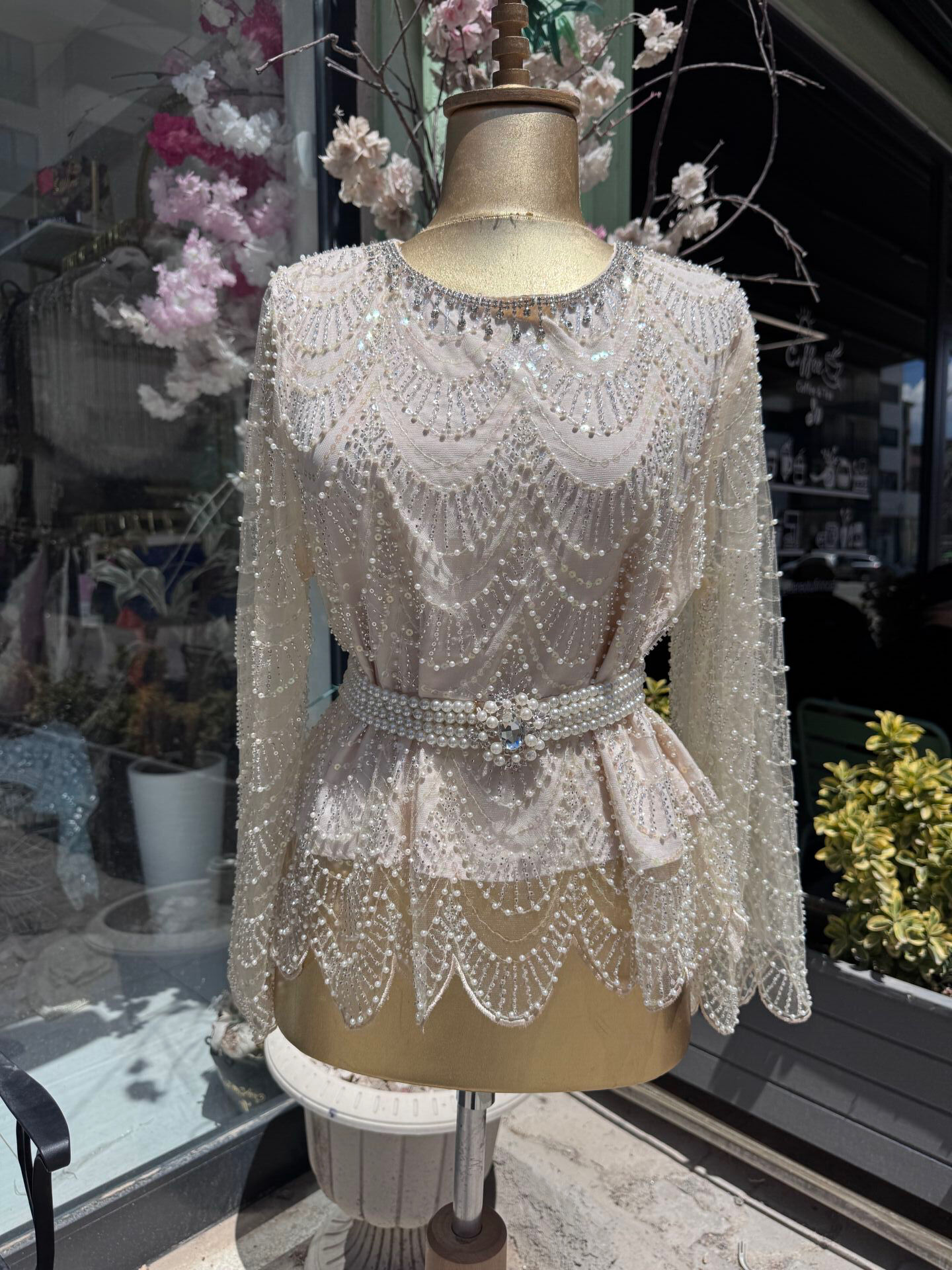 Şehrazat Diamond Tasarım Bluz ( KEMER DAHİL DEĞİLDİR)