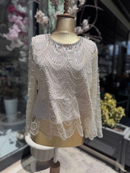 Şehrazat Diamond Tasarım Bluz ( KEMER DAHİL DEĞİLDİR)