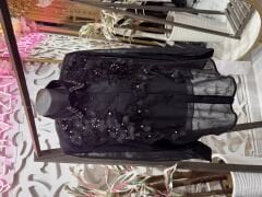 Şehrazat Butik Yaka Taş Detaylı Çiçekli Tasarım Gömlek