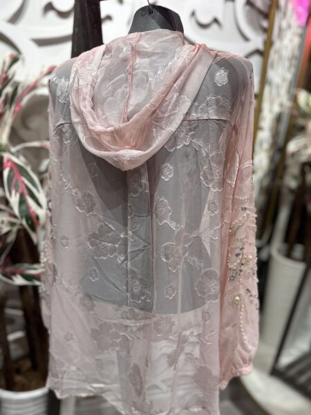 Şehrazat Butik Taşlı Şapka Detaylı Tasarım Gömlek