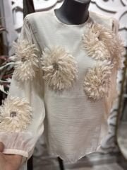 Şehrazat Butik Çiçekli Tasarım Şık Gömlek