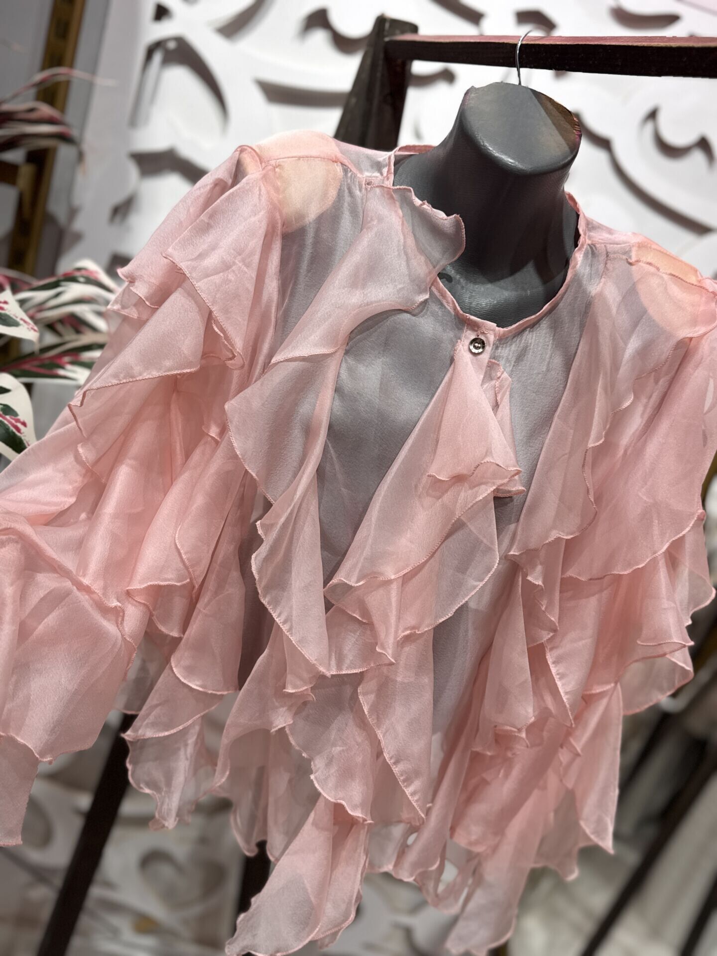 Şehrazat Butik Fırfırlı Tasarım Gömlek