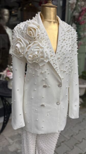 Şehrazat Butik İnci Işıltısı Takım XL