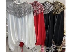 Şehrazat Butik Tasarım İşlemeli Gömlek