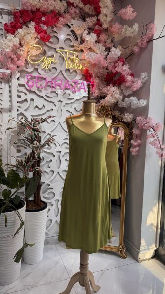 Şehrazat Butik Velvet Elbise Standart