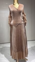 Şehrazat Butik Kol Detaylı Tasarım Elbise