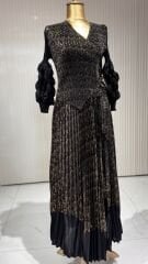 Şehrazat Butik Kol Detaylı Tasarım Elbise