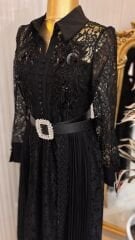 Şehrazat Butik Monaco Fransız Dantel Elbise