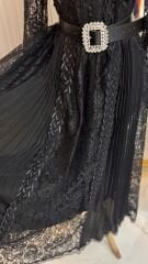 Şehrazat Butik Monaco Fransız Dantel Elbise