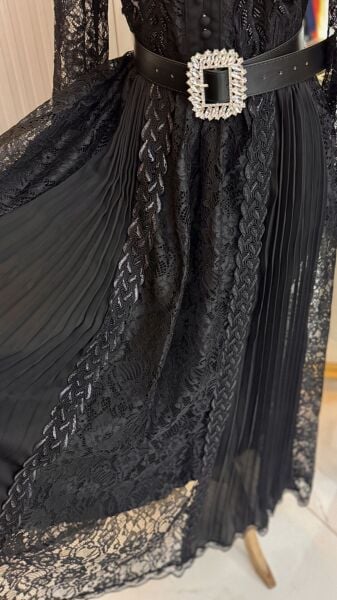 Şehrazat Butik Monaco Fransız Dantel Elbise