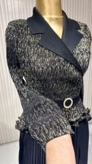 Şehrazat Butik Kendinden Kemerli  Tasarım Elbise