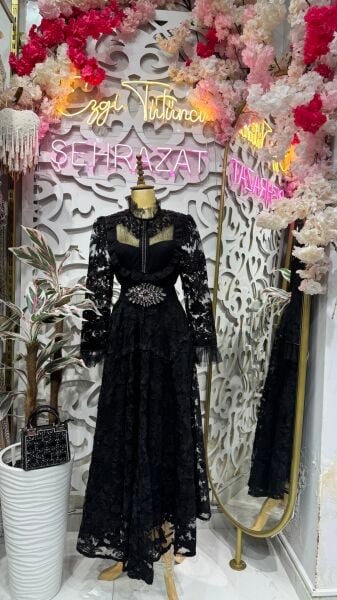 Şehrazat Butik Sarayna  Tasarım Elbise (KEMER DAHİL DEĞİLDİR)