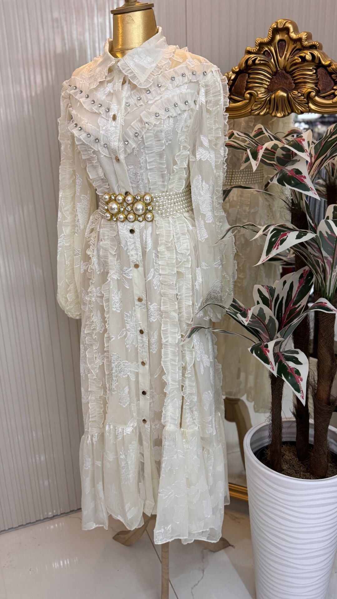 Sehrazat Butik Düş Elbise (KEMER DAHİL DEĞİLDİR)