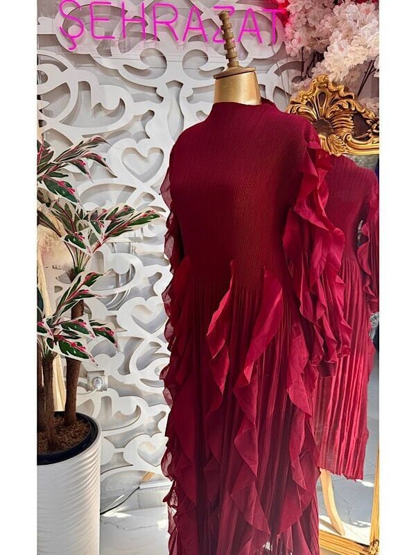 Sehrazat Butik Opera Elbise Standart