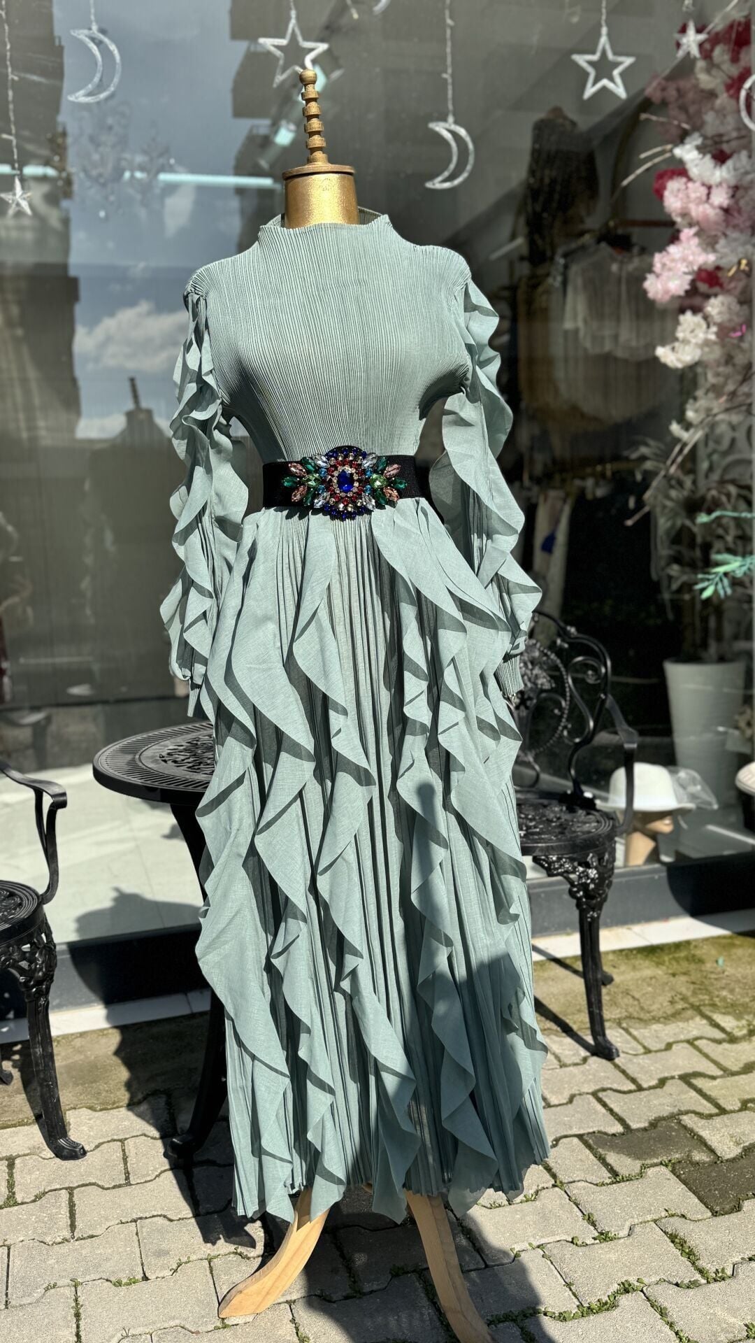 Şehrazat Butik Opera Elbise (KEMER DAHİL DEĞİLDİR) Battal Standart