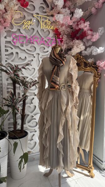 Şehrazat Butik Opera Elbise (KEMER DAHİL DEĞİLDİR) Standart