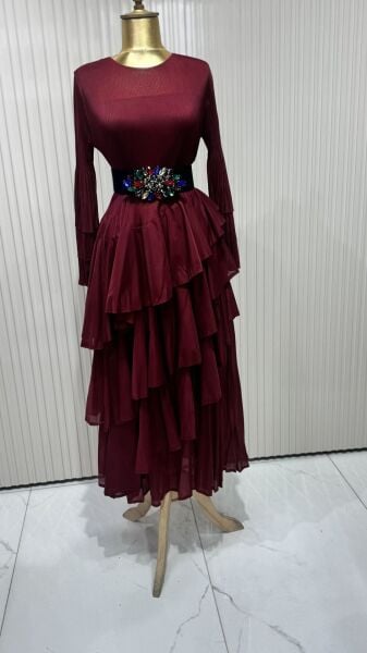 Şehrazat Butik Elara Elbise (KEMER DAHİL DEĞİLDİR)