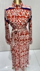 Şehrazat Butik İthal Piliseli Tasarım Elbise