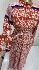 Şehrazat Butik İthal Piliseli Tasarım Elbise