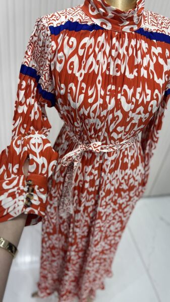 Şehrazat Butik İthal Piliseli Tasarım Elbise