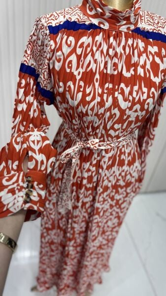 Şehrazat Butik İthal Piliseli Tasarım Elbise