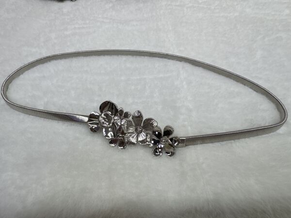 Şehrazat Butik Tasarım İthal Esneyen Kemer Gümüş