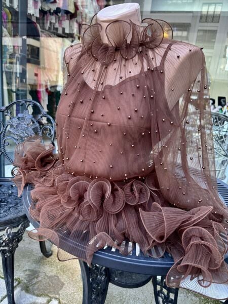 Şehrazat Butik İnci Tasarım Bluz