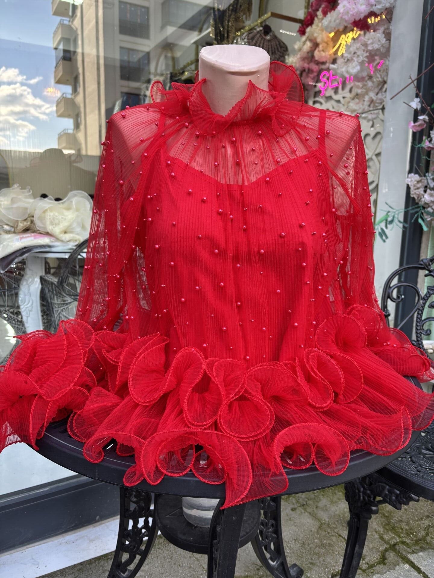 Şehrazat Butik İnci Tasarım Bluz