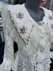 Şehrazat Butik Yaka Detaylı Tasarım Gömlek