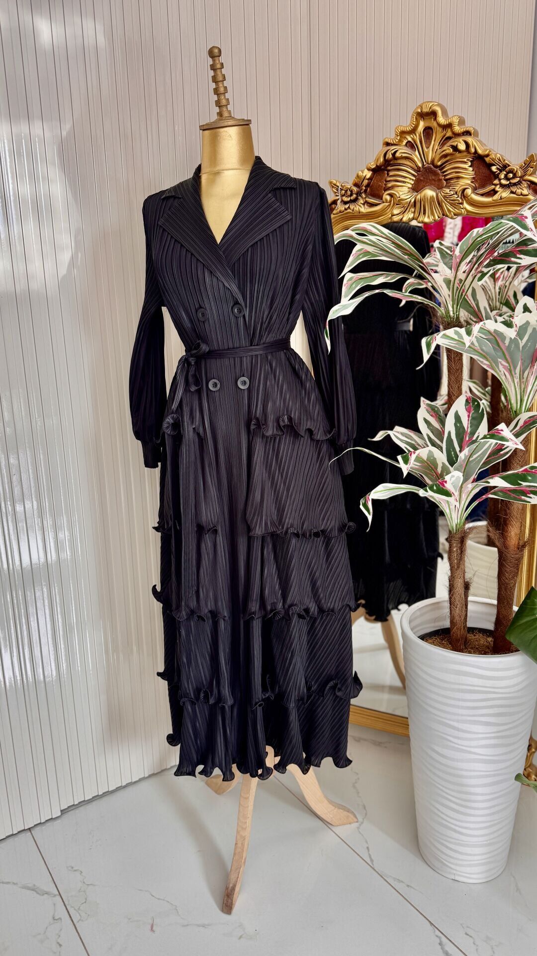 Şehrazat Butik Linea Elbise Battal Standart