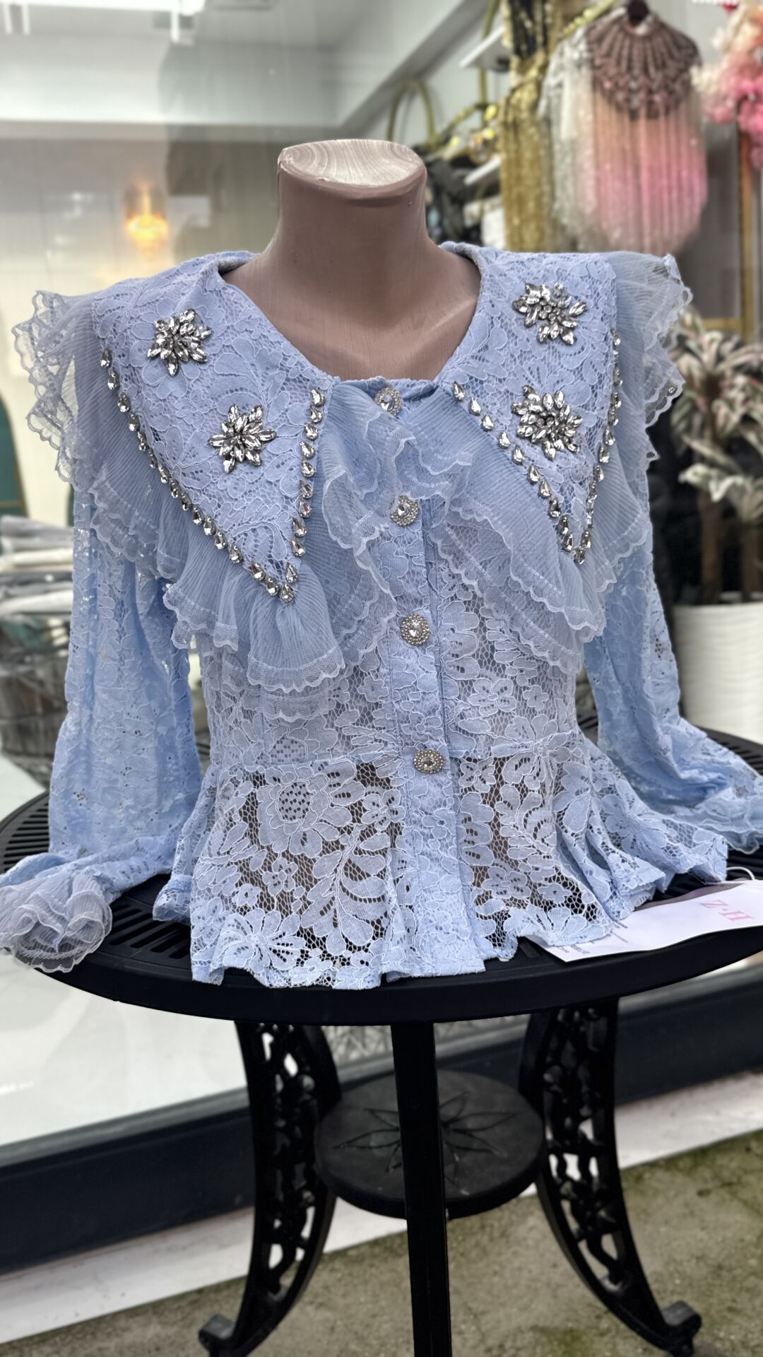 Şehrazat Butik Yaka Detaylı Tasarım Gömlek