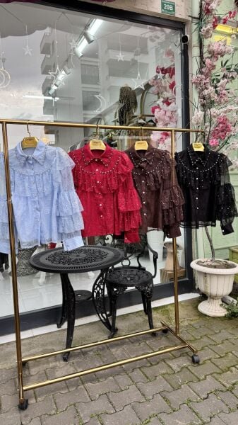 Şehrazat Butik Efsun Tasarım Gömlek Standart
