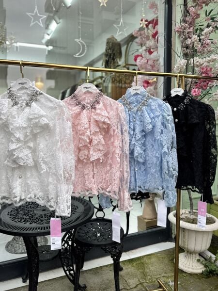 Şehrazat Butik Bahar Rüyası Tasarım Gömlek Standart