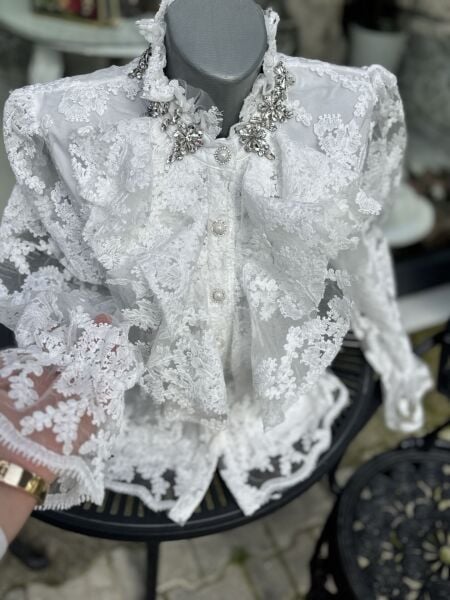 Şehrazat Butik Bahar Rüyası Tasarım Gömlek Standart